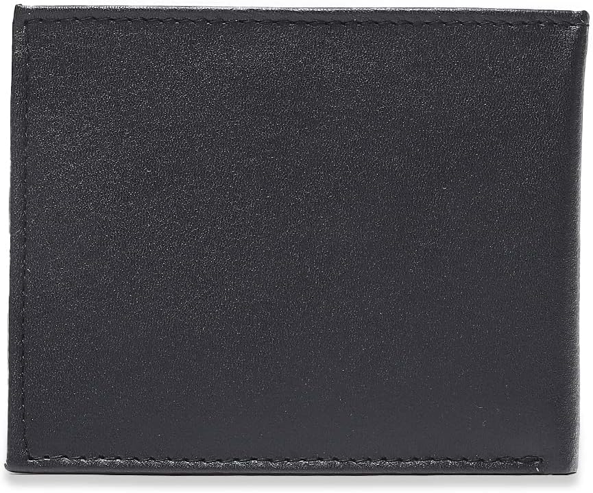 Bi-Fold Organised Wallet Flat Nappa Genuine and Smooth Leather Upper IM2021XDA0009-400-Navy Blue