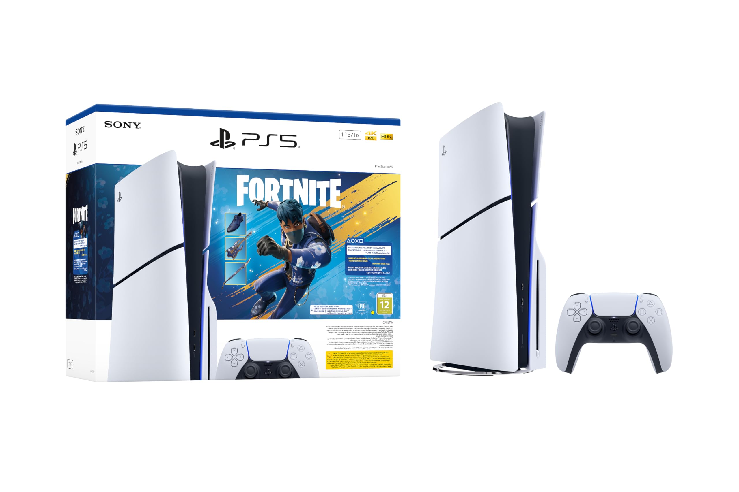 PlayStation 5 Disc Console (New 2023 Slim Model )- UAE Version, 1 Year Manufacturer Warranty