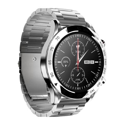 Hifuture FutureGo PRO Stainless-Steel Smartwatch - Silver