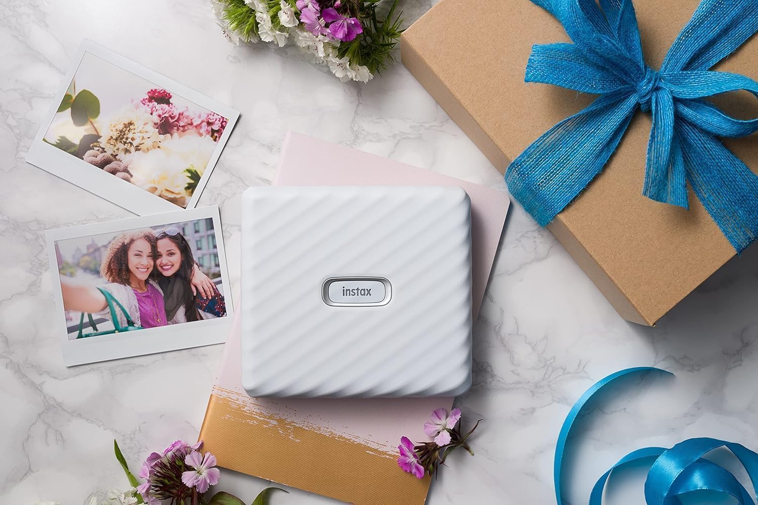 Fujifilm Instax Link Wide Smartphone Printer (Ash White)