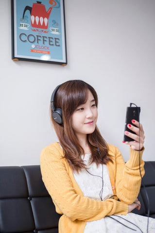 Sony MDR-ZX110AP On-ear headphones Corded Foldable Headset, Black