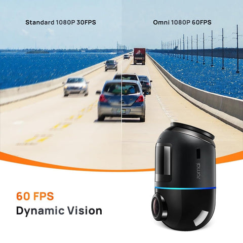 70mai Omni 360° Dashcam with AI and GPS