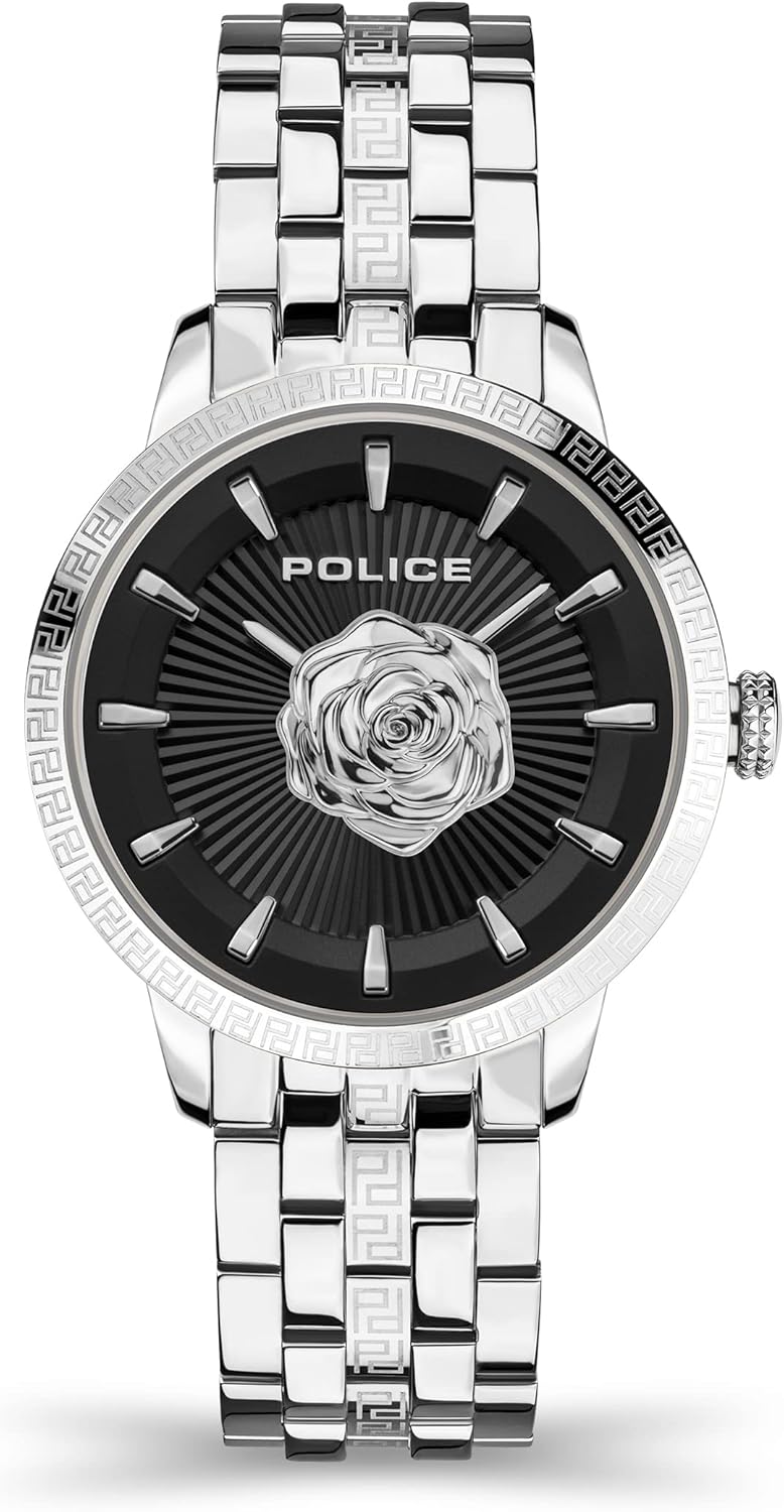 POLICE Marietas Analogue Quartz Watch for Women with a Stainless Steel Bracelet