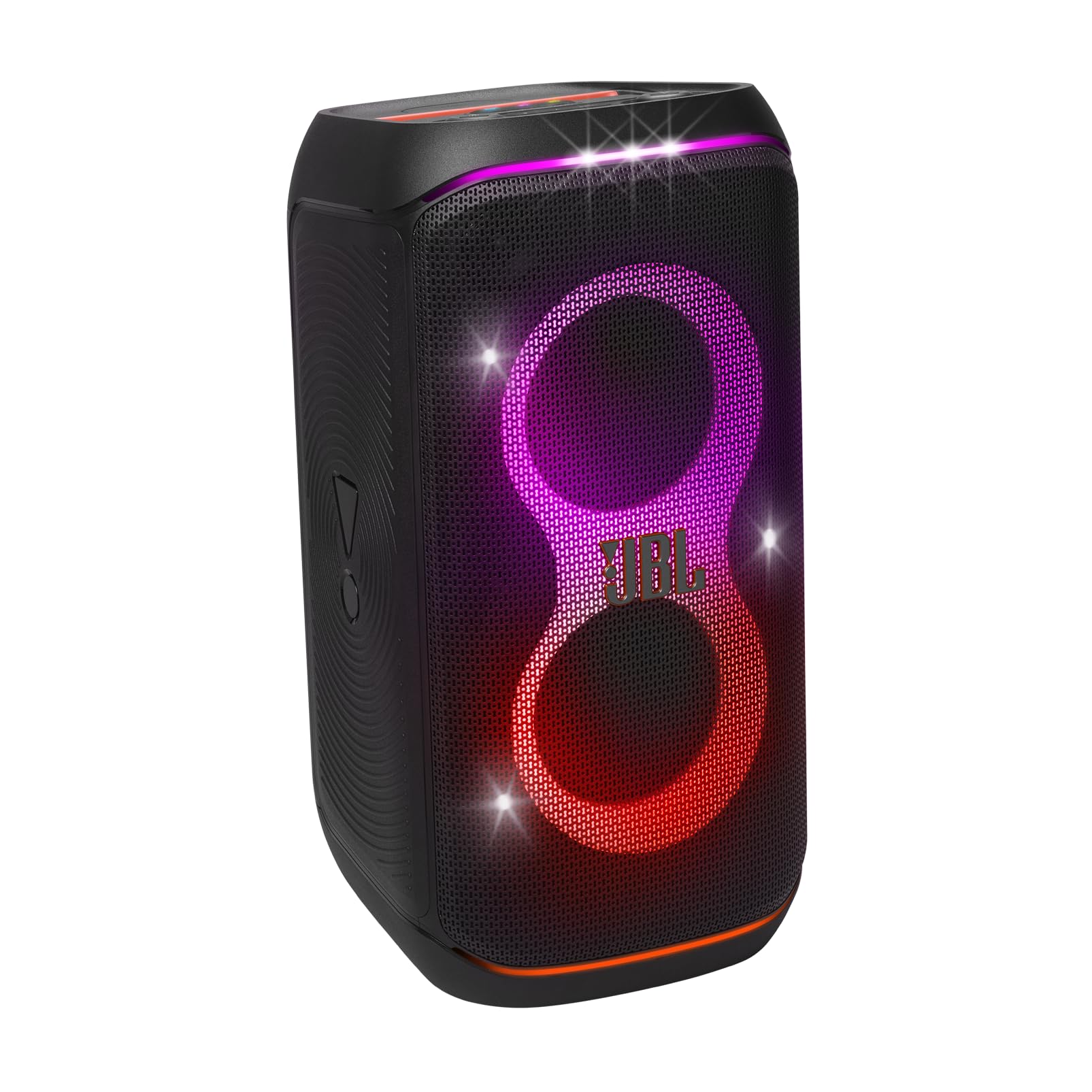 JBL PartyBox Encore 2 Portable Bluetooth Speaker with Wireless Mic and AI Boost, 15H Battery, Dynamic Lights, Auracast, Karaoke & Guitar Input, IPX4 Splashproof - JBLPBENCORE2UK