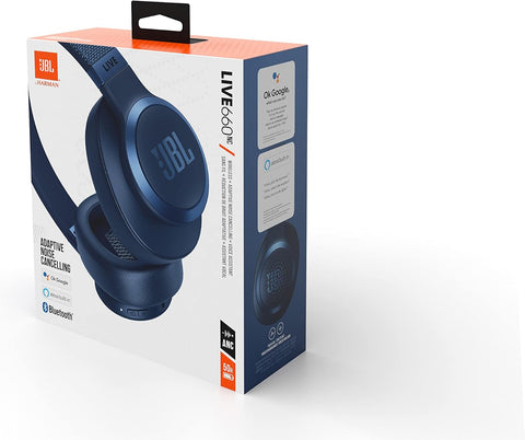 JBL LIVE 670NC Wireless On-Ear Headphones with True Adaptive Noise Cancelling