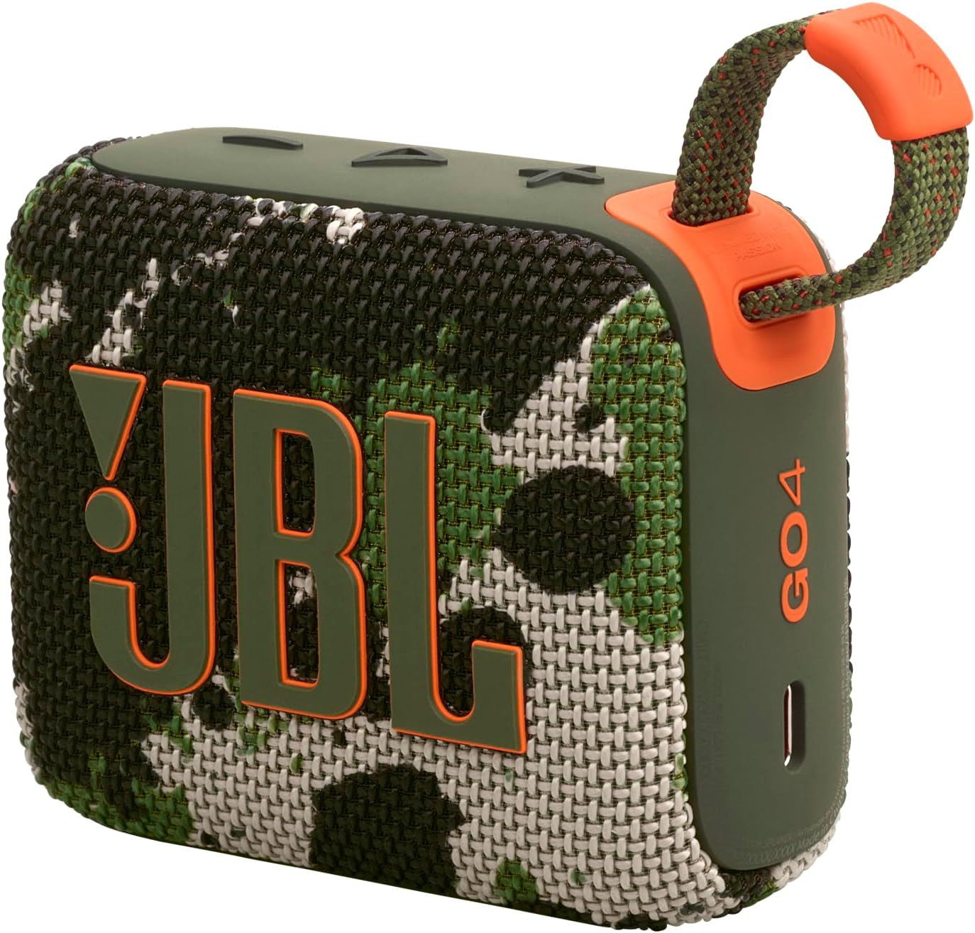 JBL GO 4 – Ultra-Portable Bluetooth Speaker with AURACAST, Powerful Sound, 7H Playtime & Sleek Design, JBLGO4SQUAD, Squad
