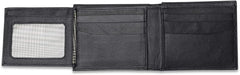 Bi-Fold Organised Wallet Flat Nappa Genuine and Smooth Leather Upper IM2021XDA0004-400-Navy Blue