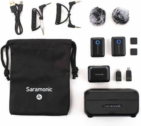 Saramonic Blink 500 B2+ Micro 2-Person Digital Wireless Microphone System for Cameras, Smartphones & Computers