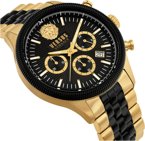 Versus Versace Colonne Chrono Collection Luxury Mens Watch Timepiece