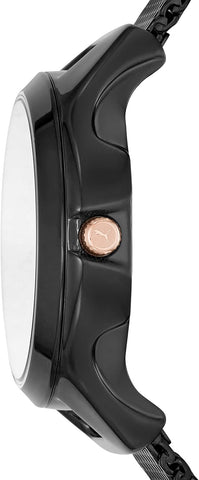 Puma - Women's Reset Three-Hand Black Stainless Steel Watch - P1010