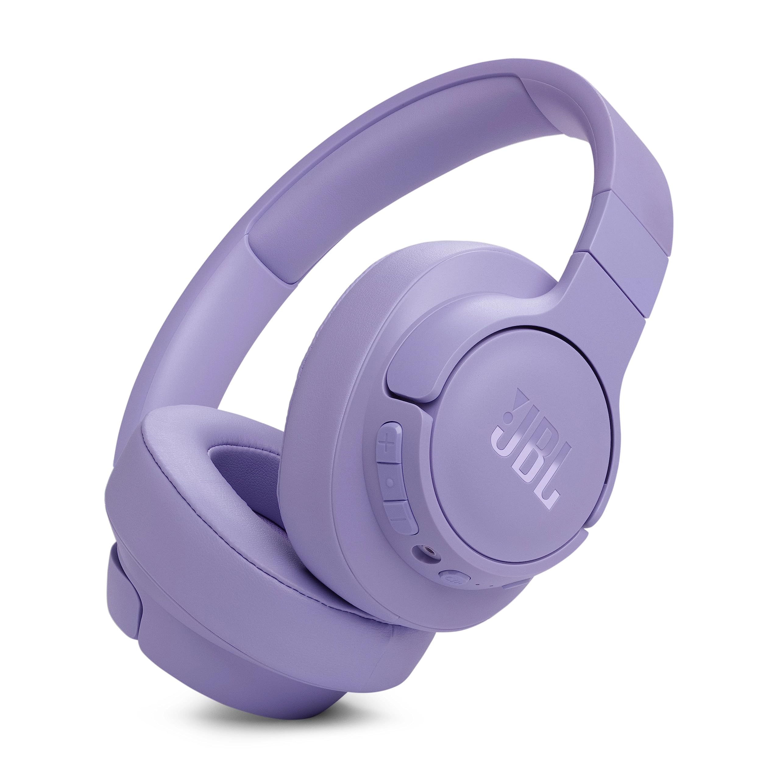 JBL Tune 520BT Wireless On-Ear Headphones, Pure Bass Sound, 57H Battery with Speed Charge, Hands-Free Call + Voice Aware, Multi-Point Connection, Lightweight and Foldable - Black, JBLT520BTBLKEU