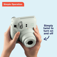 Fujifilm instax mini 12 instant camera - pastel blue