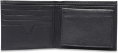 Bi-Fold Organised Wallet Flat Nappa Genuine and Smooth Leather Upper IM2021XDA0009-400-Navy Blue