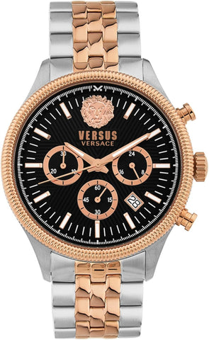 Versus Versace Colonne Chrono Collection Luxury Mens Watch Timepiece