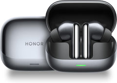 HONOR Earbuds 4 with AI Translation, 50dB Adaptive ANC, 46H Battery Life, Dual Drivers(11mm+6mm), 3-Mic AI Call Noise Reduction, IP54 Water Resistant, Starlit Black