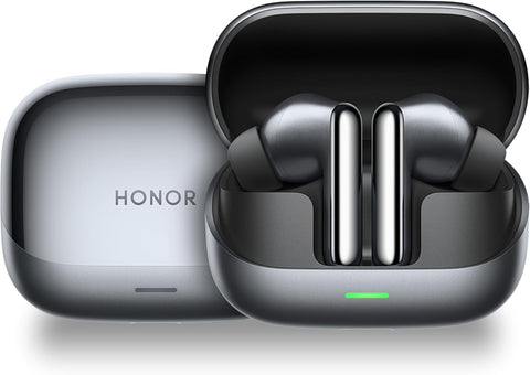 HONOR Earbuds 4 with AI Translation, 50dB Adaptive ANC, 46H Battery Life, Dual Drivers(11mm+6mm), 3-Mic AI Call Noise Reduction, IP54 Water Resistant, Starlit Black