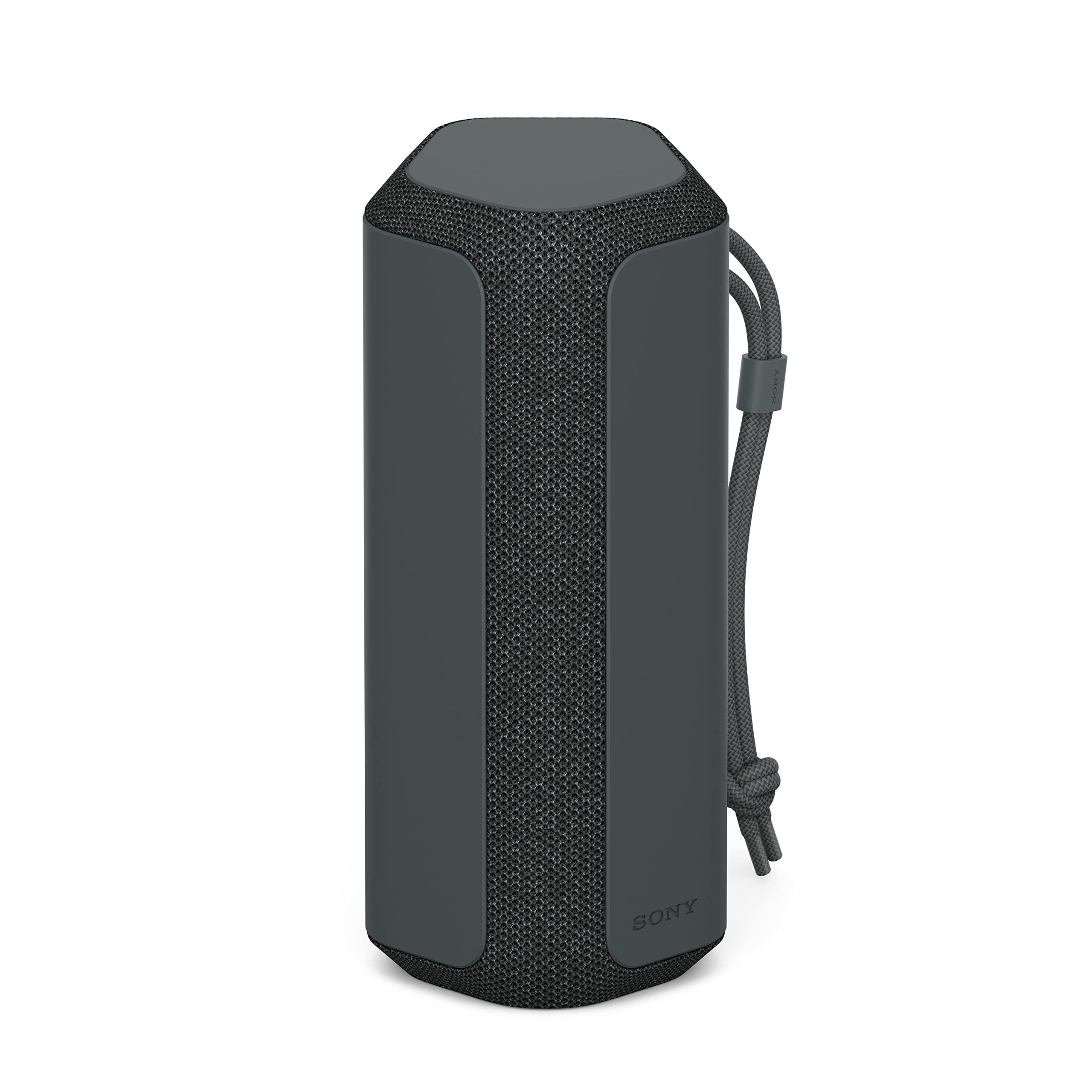 Sony SRS XE200 X Series Wireless Ultra Portable Bluetooth Speaker, IP67 Waterproof, Dustproof and Shockproof with 16 Hour Battery and Easy to Carry Strap, Light Gray New, SRSXE200/H