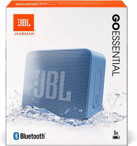 JBL Go Essential Portable Waterproof Speaker, Original JBL Pro Sound, Big Audio and Rich Bass, IPX7 Waterproof, Wireless Streaming, 5 Hours of Battery - Red, JBLGOESRED, Bluetooth