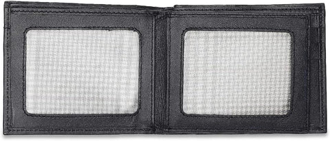 Bi-Fold Organised Wallet Flat Nappa Genuine and Smooth Leather Upper IM2021XDA0002-400-Navy Blue