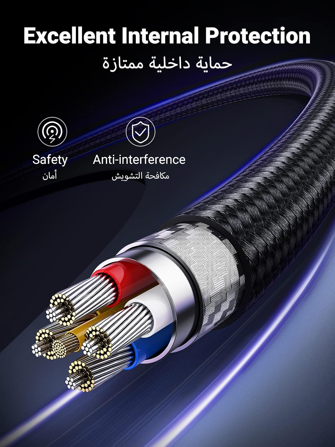 UGREEN iPhone Charger Lightning Cable 2M for iPhone 17/16/15/14/13/12/11/10 | [MFi Certified],Design for iPhone & iPad,PD20W Fast iphone charger cable,Premium nylon braided,Reliable Aluminum Alloy