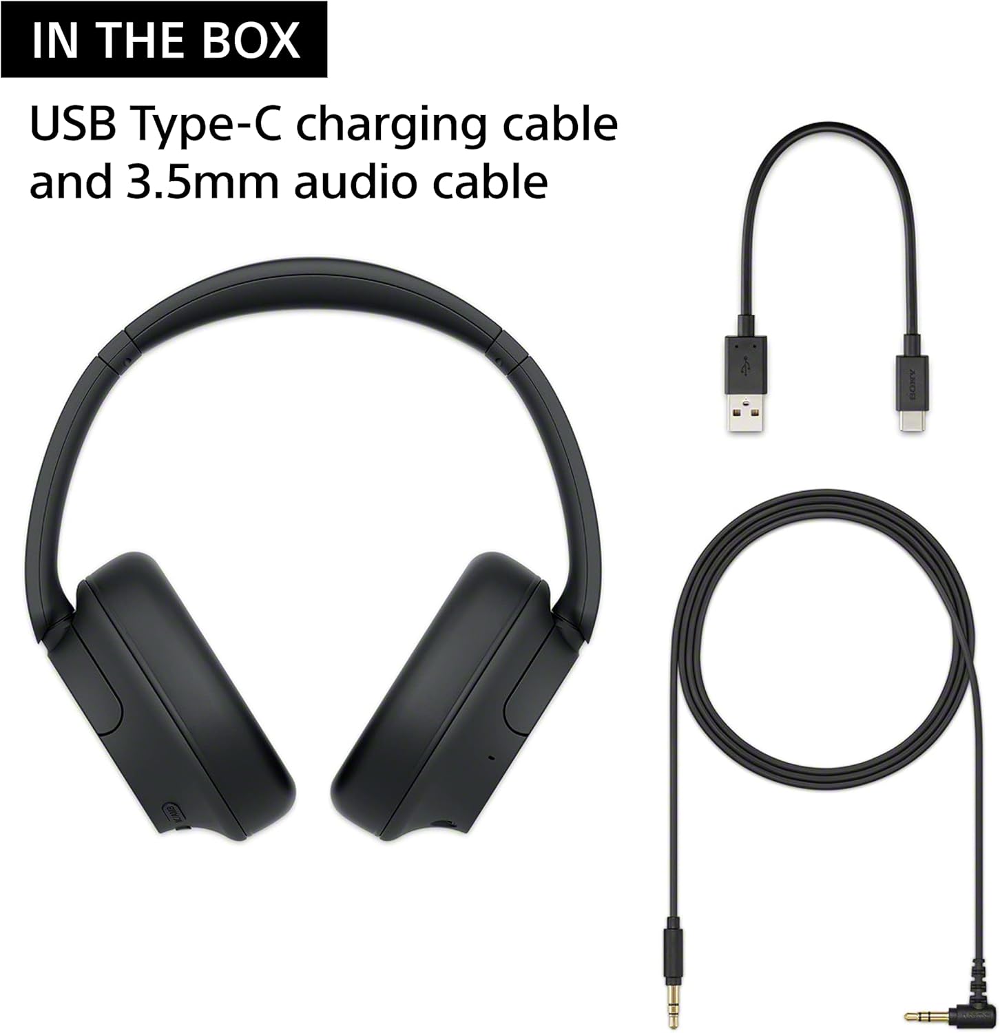 Sony WH-CH720N Wireless Noise Cancelling Headphones, 35 hours battery life, Clearer hands-free calling, Multipoint Connection, White, UAE Version - 1-Year warranty