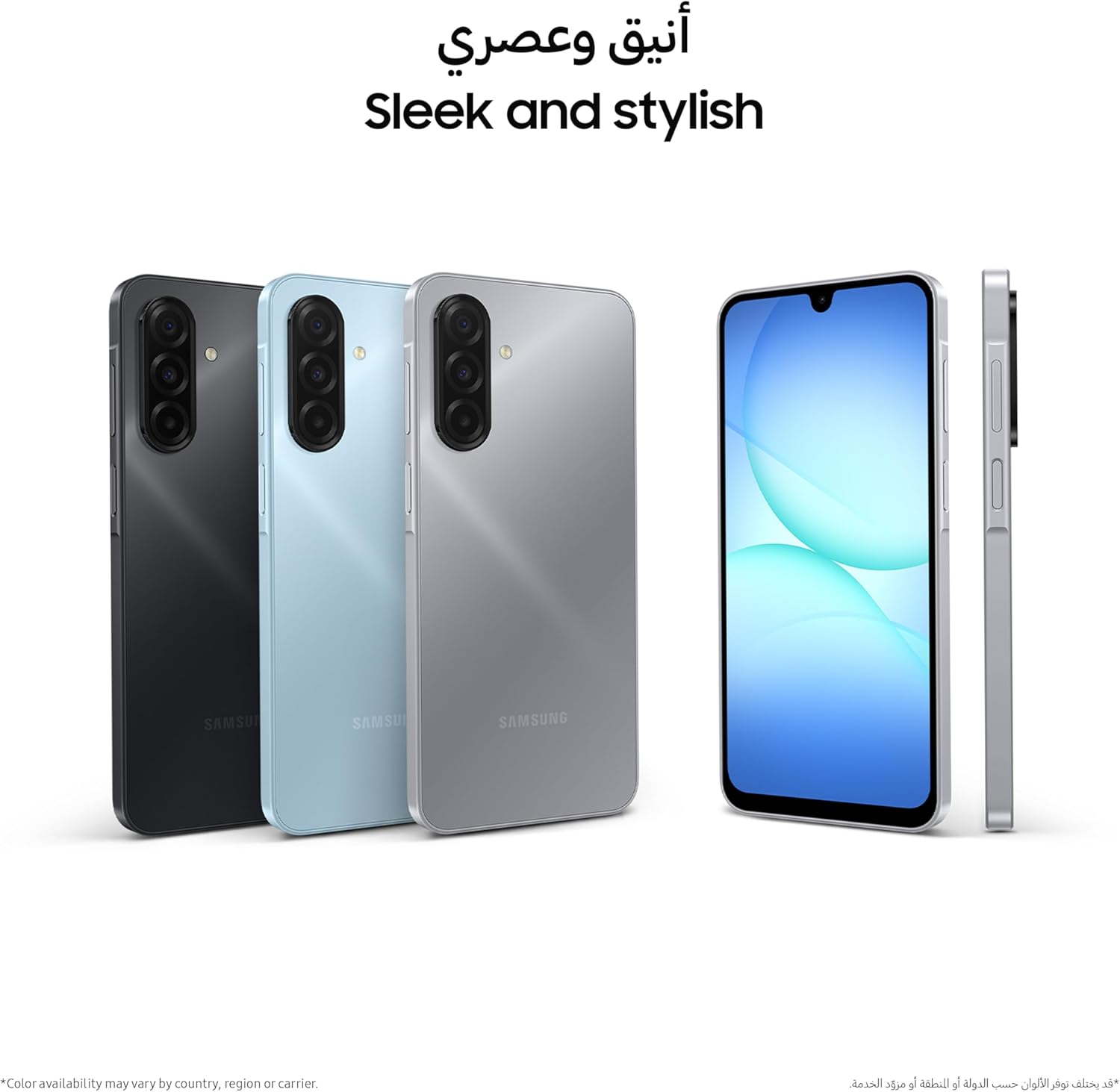 Samsung Galaxy A17 LTE, Android Smartphone, 128GB Storage, 4GB RAM, Black, 6x OS Upgrades, Large Display, 50MP OIS Camera (UAE Version)