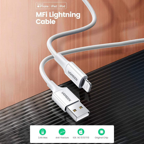 UGreen Usb-A To Lightning Cable 2M Black