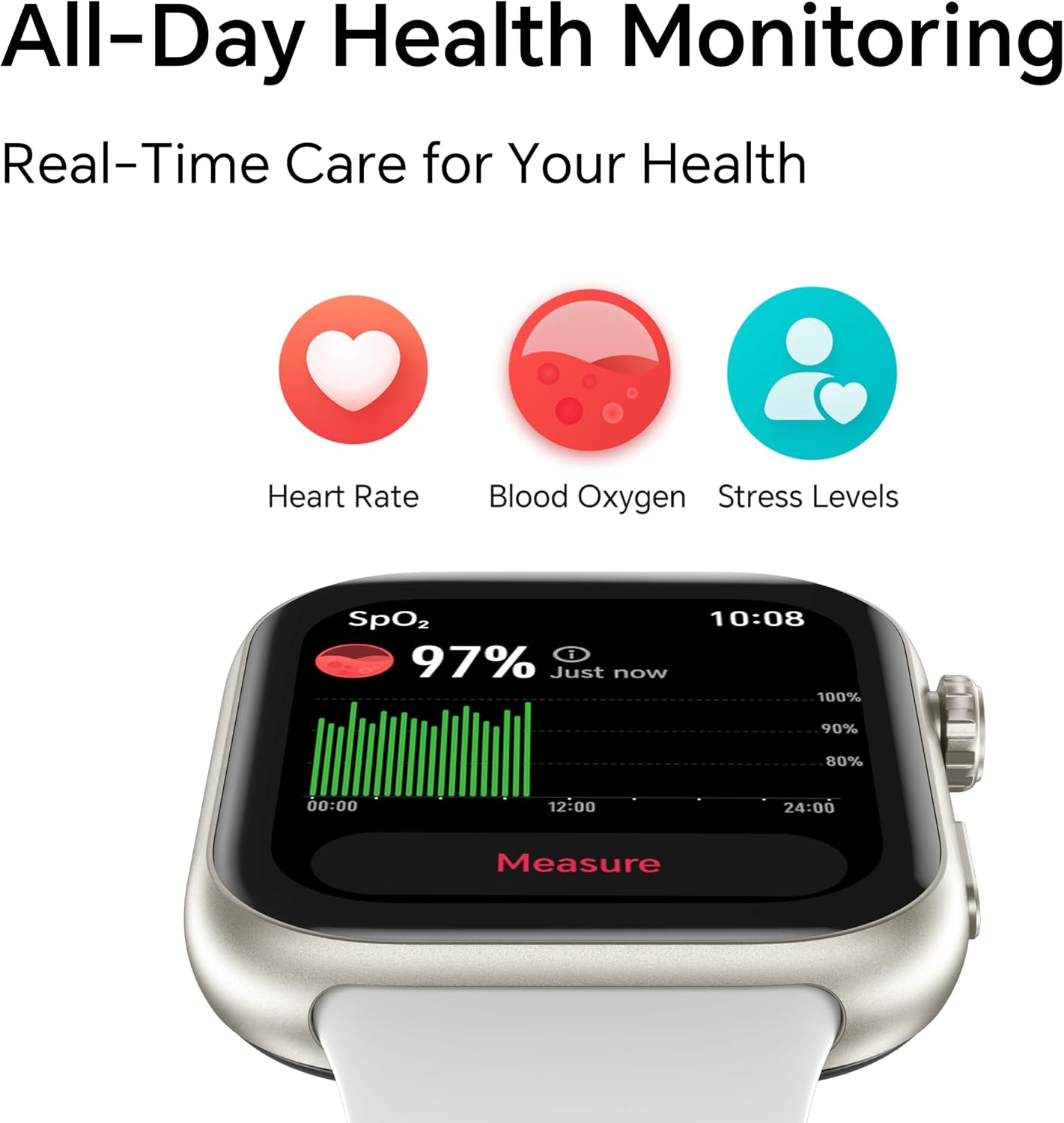 HONOR Choice Watch 2i Smartwatch, 1.85″ AMOLED Display, 14-Day Battery, Bluetooth Calling, Heart Rate & SpO₂ Monitoring, 109 Sports Modes, IP68 Water-Resistant, Android & iOS, White