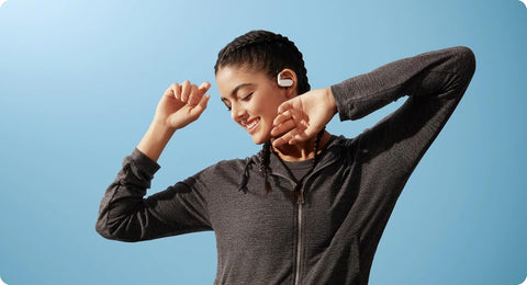 Honor Choice Open-Ear True Wireless Earbuds With Noise Cancellation During Calls Black