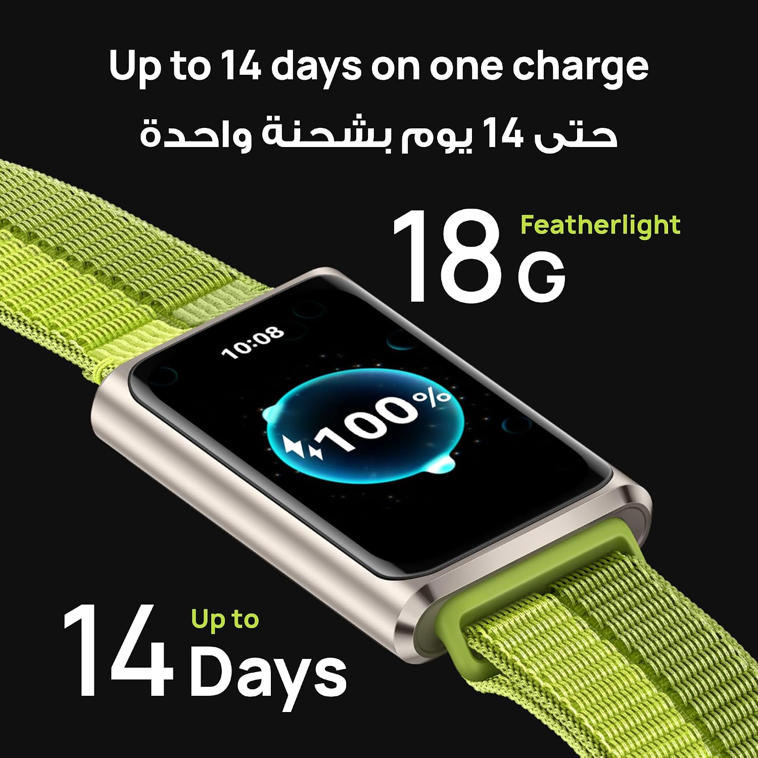 HUAWEI Band 11 PRO Smart Watch, AMOLED Display, Sleep & Stress monitoring Smart Watch, Upto 14 Days Battery, 50m Water Resistance, Precision Fitness & Health Tracker, Android&iOS compatible, Black