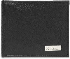 Bi-Fold Organised Wallet Flat Nappa Genuine and Smooth Leather Upper IM2021XDA0007-001-Black