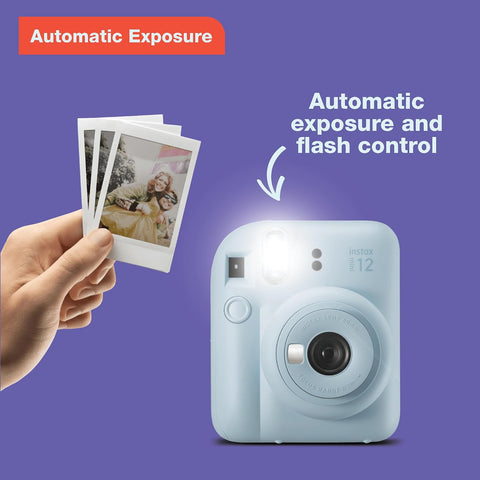 Fujifilm instax mini 12 instant camera - pastel blue
