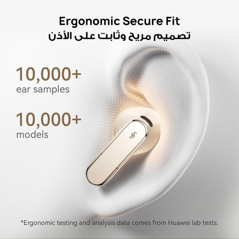 Huawei Freebuds Pro 5, Dual Driver Ultra-Immersive Sound, 38hrs Battery Life, AI Noise Cancellation (220% Improvement), Water & Dust Proof (IP 57), Stable &Clear Calls, Perfect Ear Fit. White-55038661