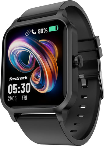 TITAN FASTRACK XTREME S1 1.96" AMOLED SQUARE RUGGED CROWN BT CALLING HEALTH SUITE AOD BLACK