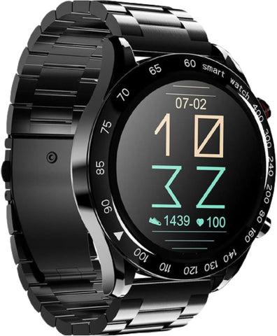 Hifuture FutureGo PRO Stainless-Steel Smartwatch - Black