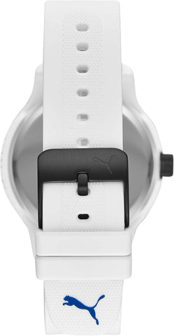 Puma Reset V1 Men's Silver Dial Silicone Analog Watch - P5009