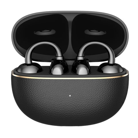 HONOR Choice Earbuds Clip 2 Pro, Open-Ear Wireless Earphones with Titanium Arch Bridge 2.0, 44-Hour Battery Life, 12mm Dual-Magnetic Drivers, Wireless Charging Support, IP54 Water Resistant, Rose Gold