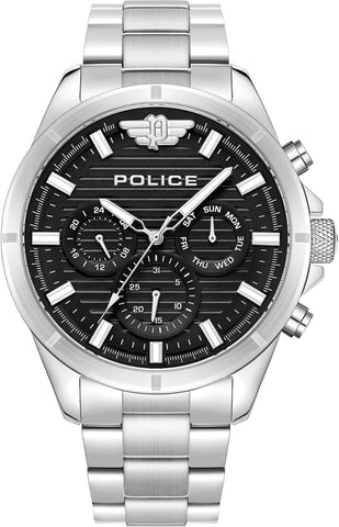 Police Raho Chronograph Stainless Steel Men's Wrist Watch 44mm