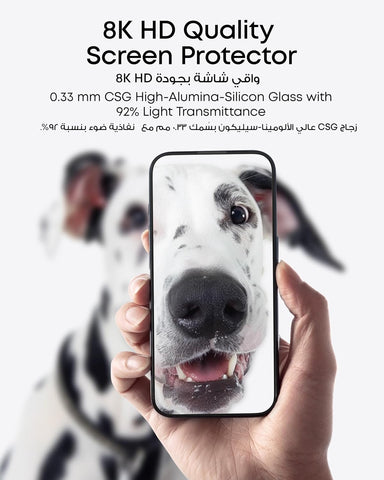 Anker Screen Protector for iPhone 16 Pro Max, Easy Installation, Bubble-and-Dust-Free iPhone HD Tempered Glass, Durable and Drop-Proof with 9H Hardness(2-Pack)