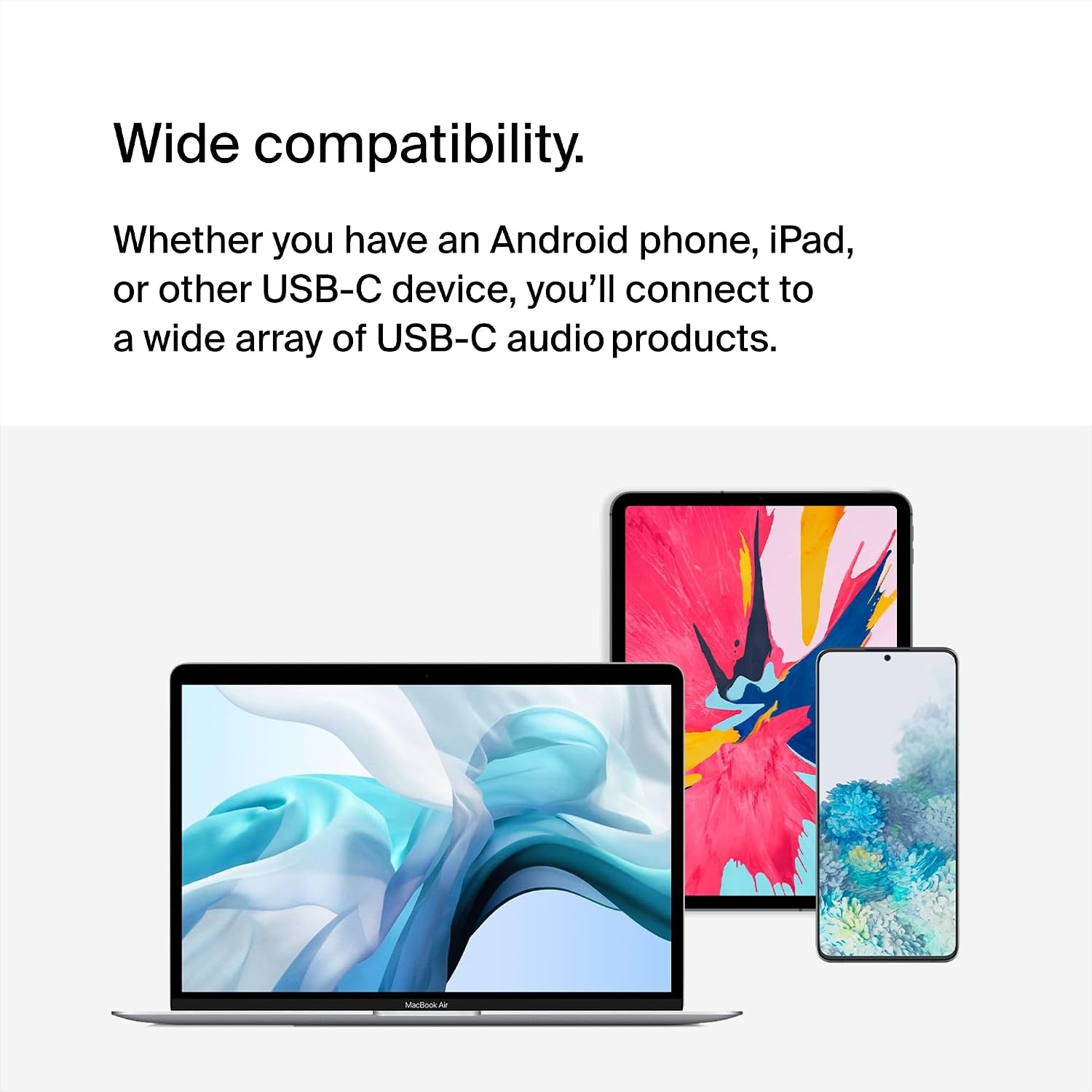 Belkin Rockstar 3.5mm Audio + USB-C Charge Adapter, USB-C Audio Adapter Compatible with iPad Pro 12.9, 11, Galaxy, Pixel, OnePlus and More