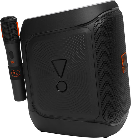 JBL PartyBox Encore 2 Portable Bluetooth Speaker with Wireless Mic and AI Boost, 15H Battery, Dynamic Lights, Auracast, Karaoke & Guitar Input, IPX4 Splashproof - JBLPBENCORE2UK