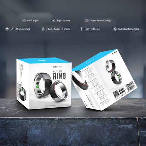 HiFuture Future Ring Smart Ring Black 65mm