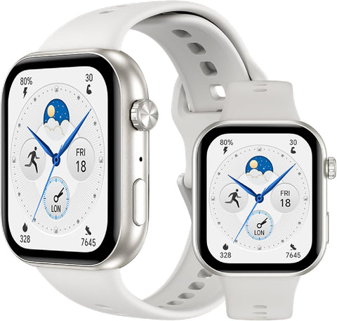 HONOR Choice Watch 2i Smartwatch, 1.85″ AMOLED Display, 14-Day Battery, Bluetooth Calling, Heart Rate & SpO₂ Monitoring, 109 Sports Modes, IP68 Water-Resistant, Android & iOS, White