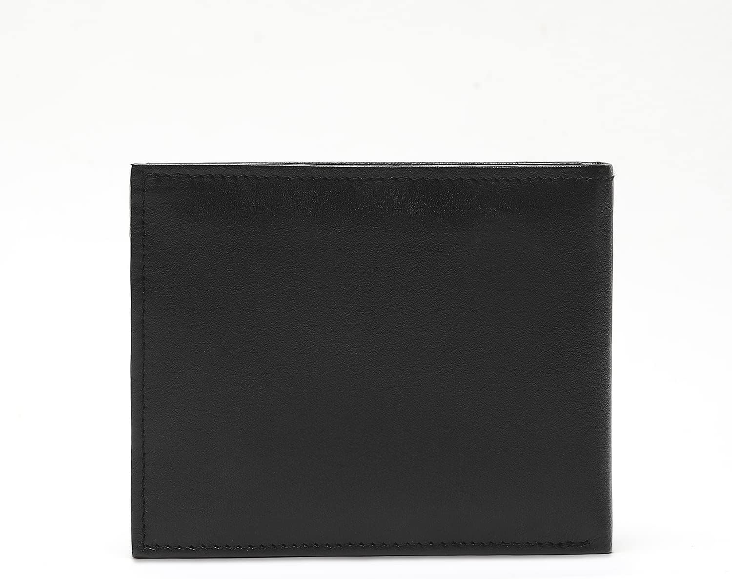 Bi-Fold Organised Wallet Flat Nappa Genuine and Smooth Leather Upper IM2021XDA0001-001-Black