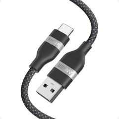 Anker Car Carplay USB to USB C Cable for iPhone17/16, Upcycled Braided USB A to USB C Car Charger Cord for Samsung Note20 and More (USB 2.0, 3FT)
