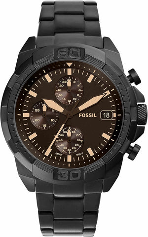 Fossil Men's Bronson Stainless Steel Quartz Dress Chronograph Watch