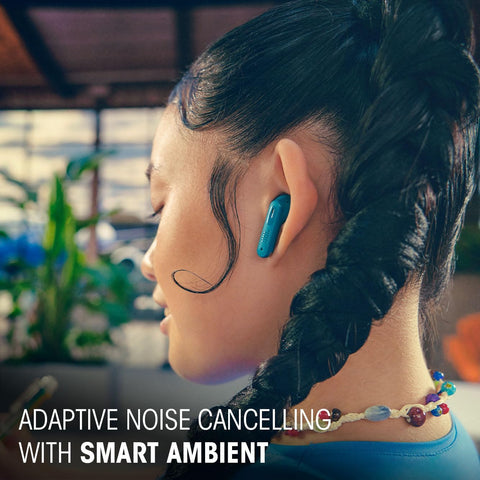 JBL Tune Beam 2 True Wireless Adaptive Noise Cancelling with Smart Ambient Earbuds, Personi-Fi 3.0, Multi-point connection, 6-Mics Technology, 48H Battery, Water and Dust Resistant - JBLTBEAM2BLK
