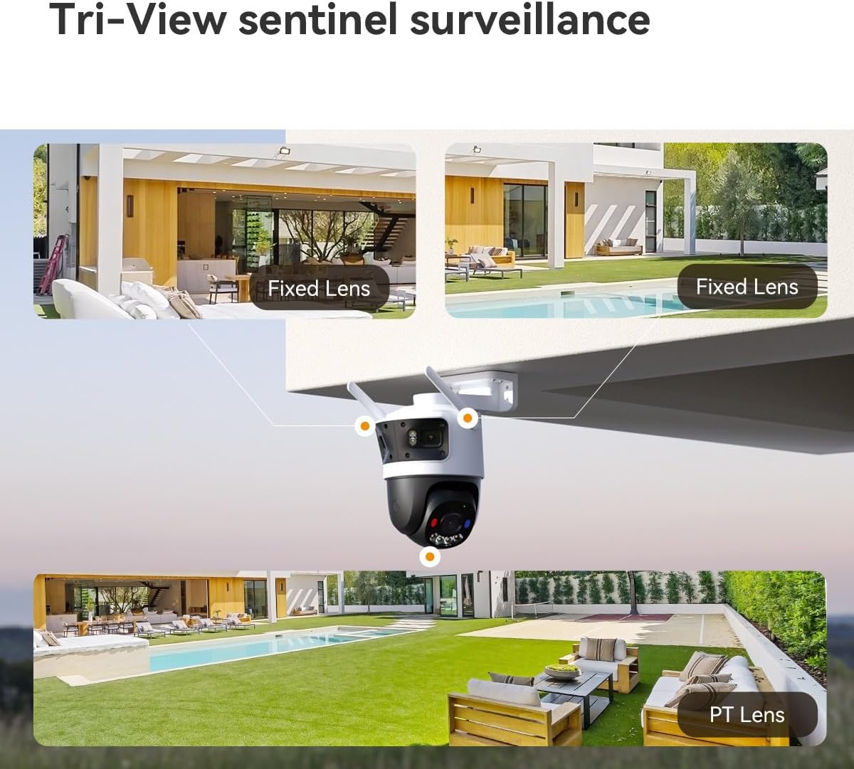 Imou Security Camera Cruiser Triple 11MP