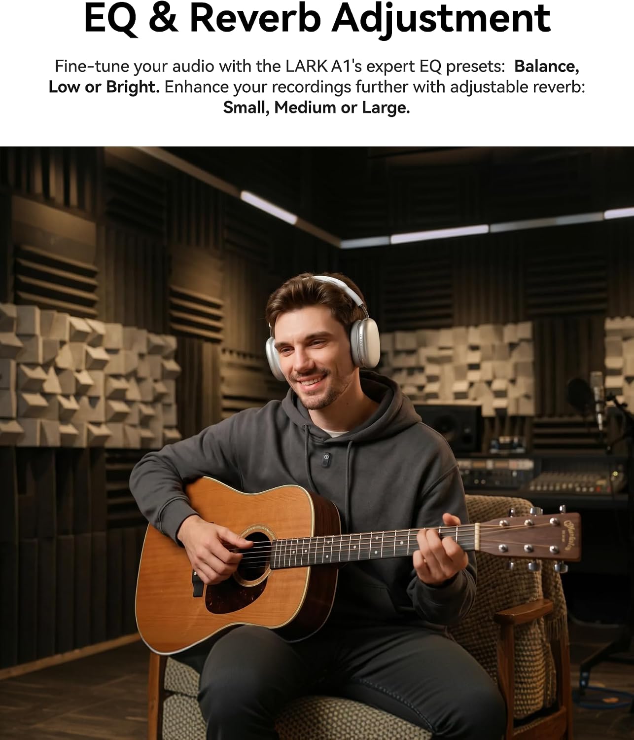 Hollyland LARK A1 DUO Type-C Version Wireless Microphone for iPhone 15/16 & Android, Pure Sound, 3-Level Intelligent Noise Cancellation, Magnetic Mini Microphone for Vlogging, YouTube, Podcast, TikTok