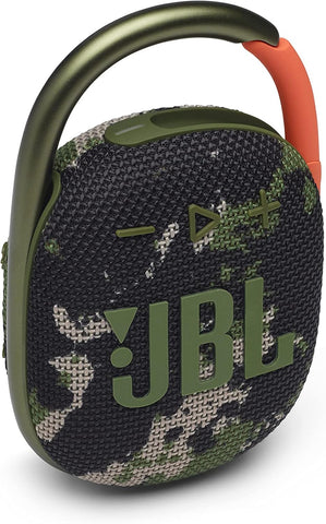 JBL Clip 4 Portable Bluetooth Speaker, 10H Battery, White, JBLCLIP4WHT